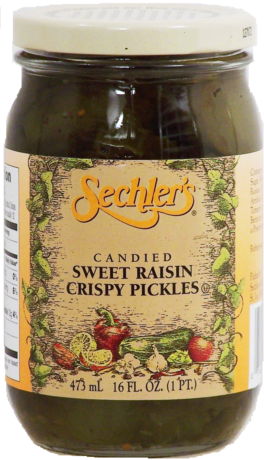 Sechler's  candied sweet raisin crispy pickles Full-Size Picture